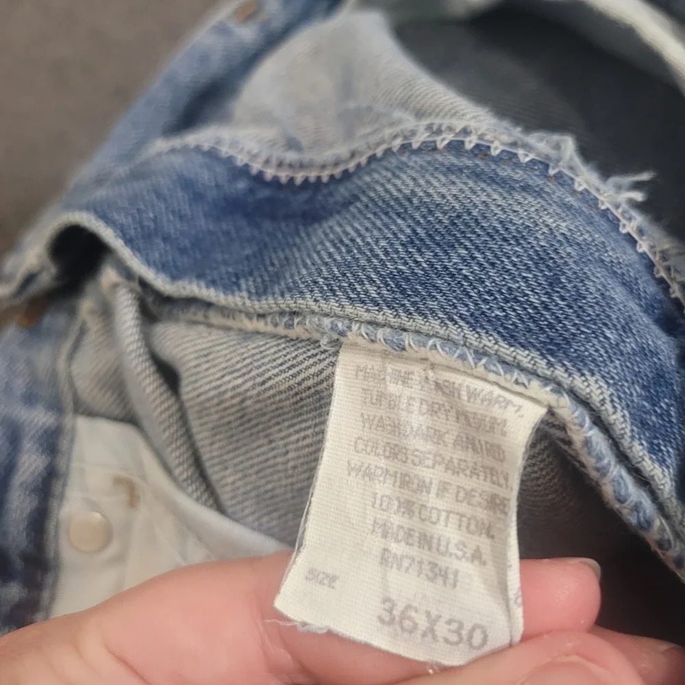 L.L. Bean 36x30 Double L Jeans Mens Vintage Made in USA Light Wash Straight Leg